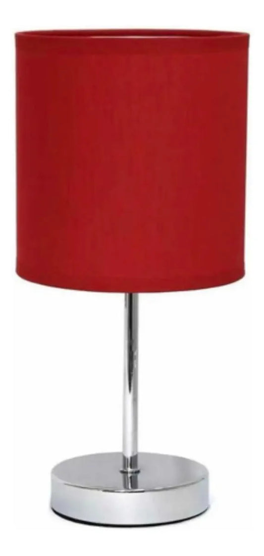 Lámpara De Mesa Mainstays Roja