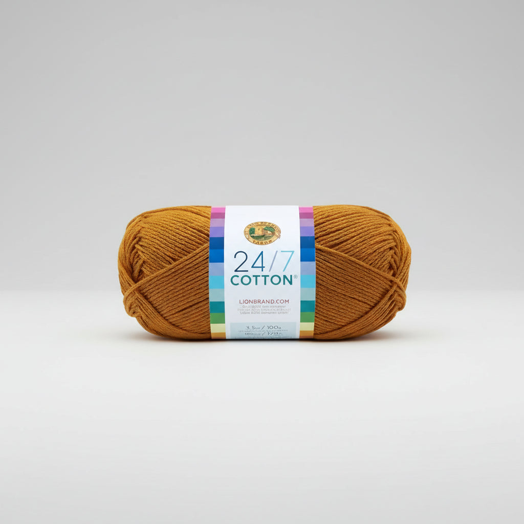 Estambre Algodón Lion Brand 113b Ovillo 170m 100g Amber