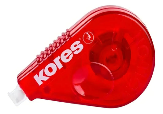 Corrector Cinta Roll On Rojo Kores 15 M X 4.2 10 Piezas