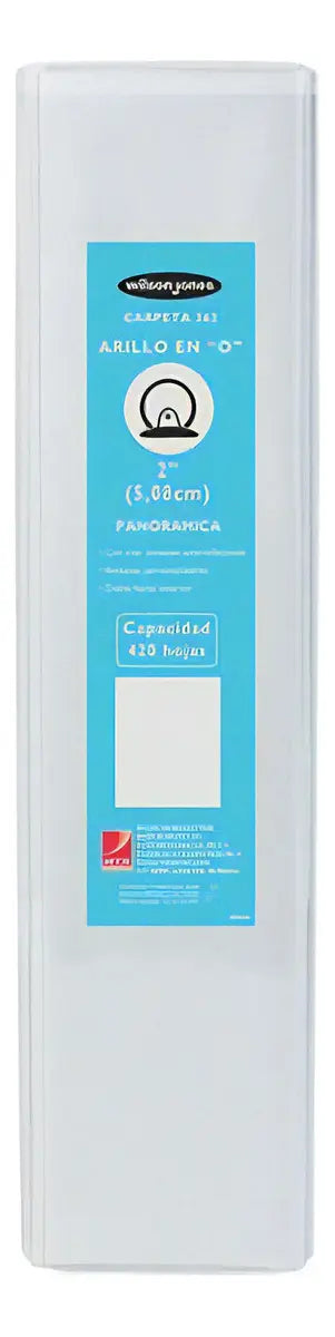 Carpeta Panoramica Wilson Jones P0142 Carta Arillo O 2 PLG