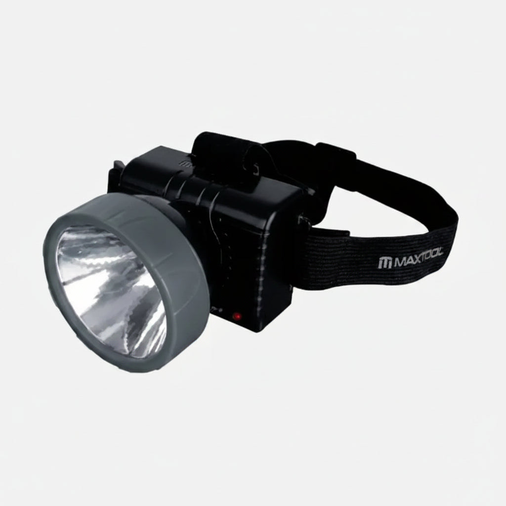 Linterna Frontal Maxtool LED Alta Potencia Batería Recargable 8h