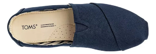 Alpargatas Toms Dama Navy Recycled Cotton Canvas
