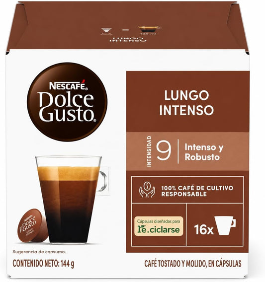 Nescafé Dolce Gusto Lungo Intenso 16 cápsulas