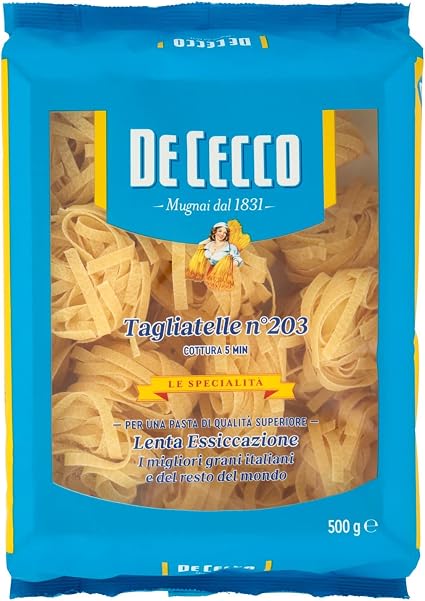 Pasta De Cecco Tagliatelle N° 203 Origen Italia 500g