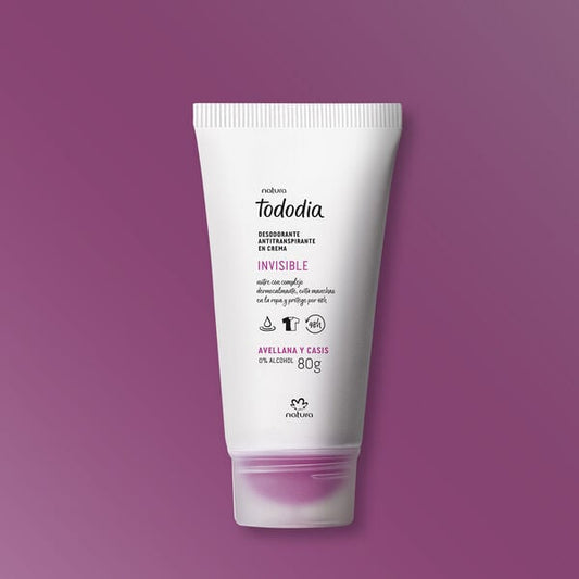 Desodorantes Tododia Natura Fragancia Avellana y casis crema