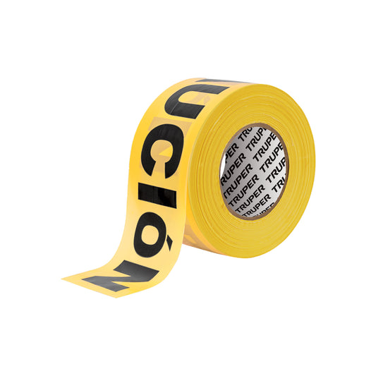 Cinta Precaución Truper Plast. Rollo 304 Mt. # Cide-301 Color Amarillo