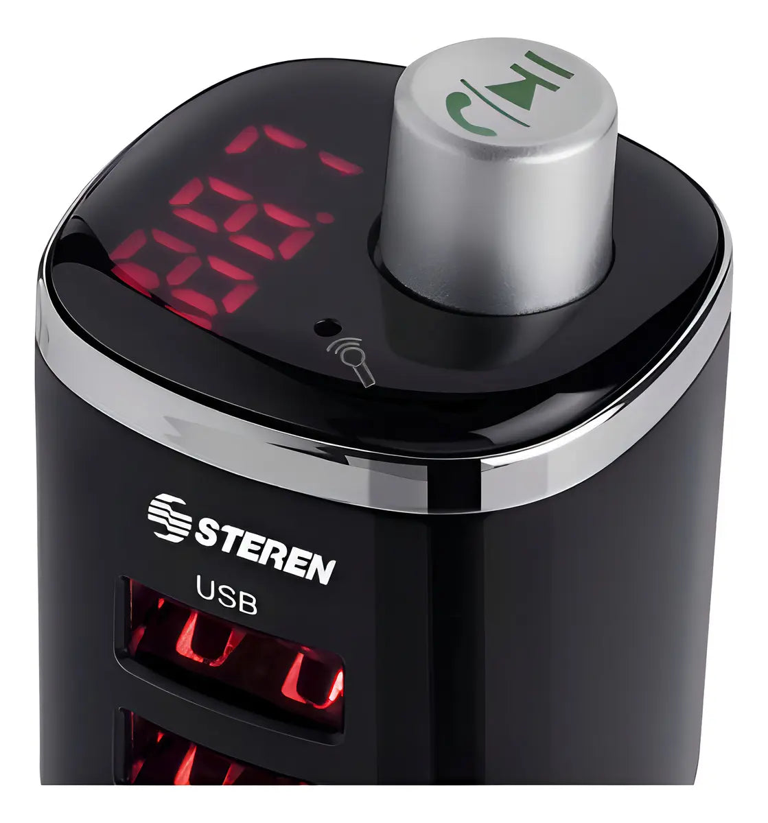Transmisor FM Bluetooth para Auto Steren FMT-868 — Negro