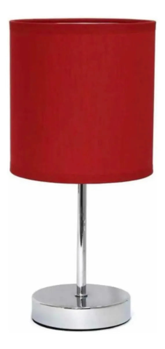Lámpara De Mesa Mainstays Roja