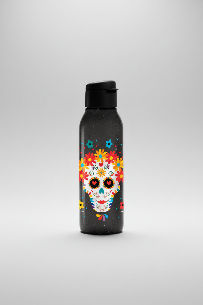 Botella Tupperware Día De Muertos 750 Ml Edición Especial