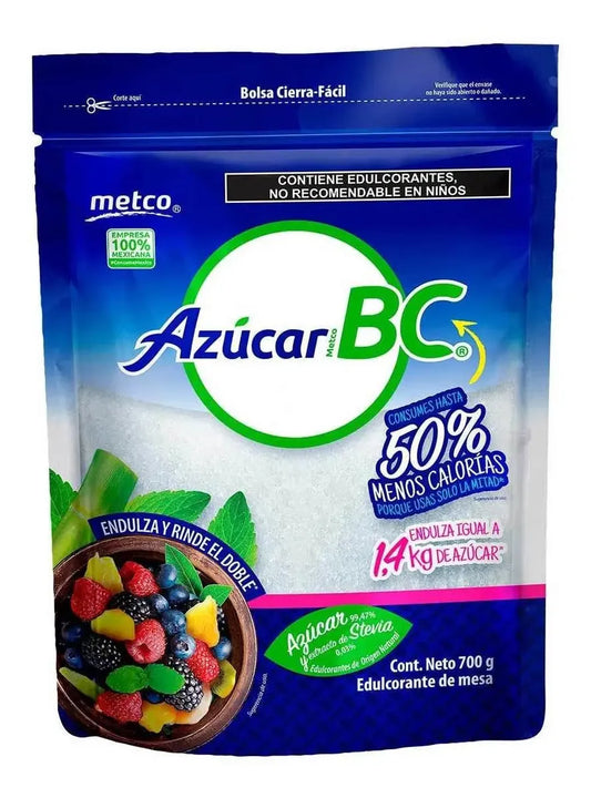 Azúcar BC Baja en Calorías Metco 700g