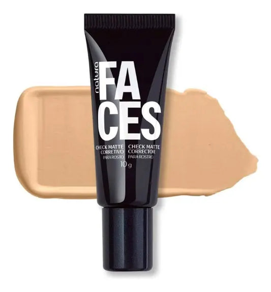 Corrector Rostro Y Ojeras De Natura Faces Check Matte Tono 19N