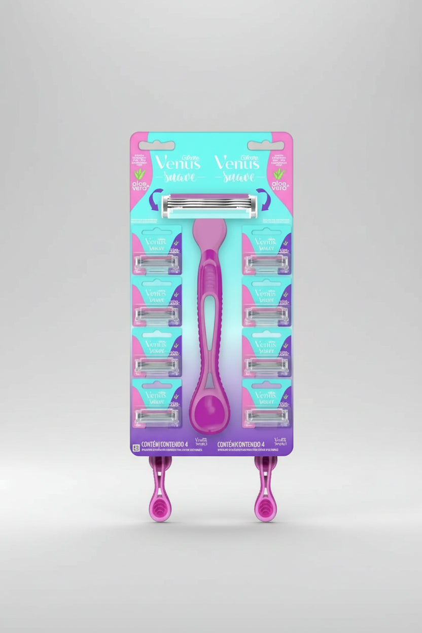 Maquina Gillette Venus Suave 3 Hojas Pack De 8 Unidades