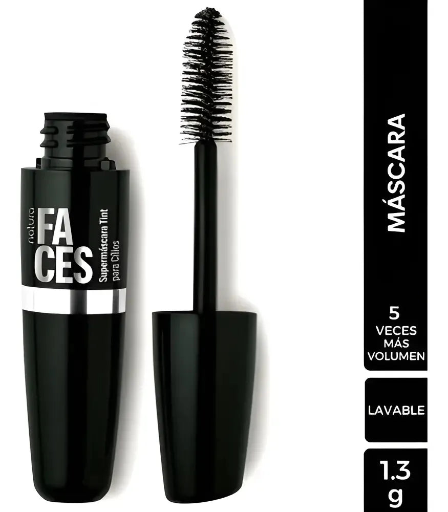 Natura Faces Súper Máscara Tint para Pestañas Lavable