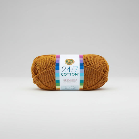 Estambre Algodón Lion Brand 113b Ovillo 170m 100g Amber