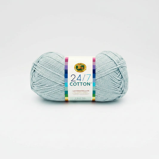 Estambre Algodón Lion Brand 113b Ovillo 170m 100g Cool Grey