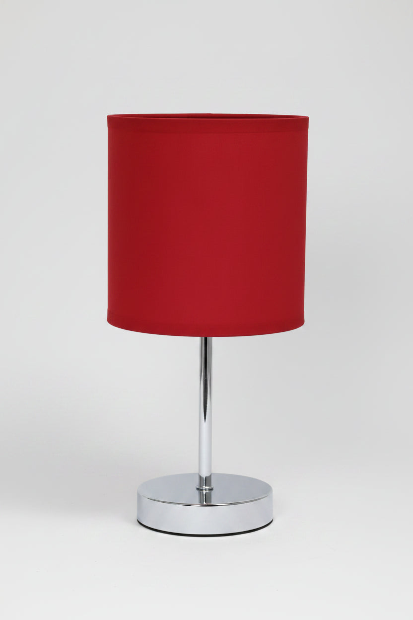 Lámpara De Mesa Mainstays Roja