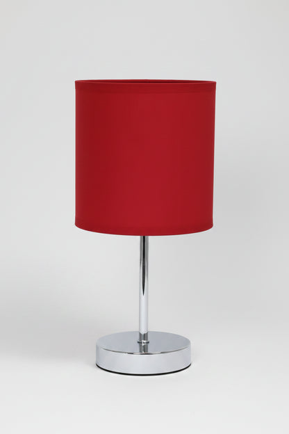 Lámpara De Mesa Mainstays Roja