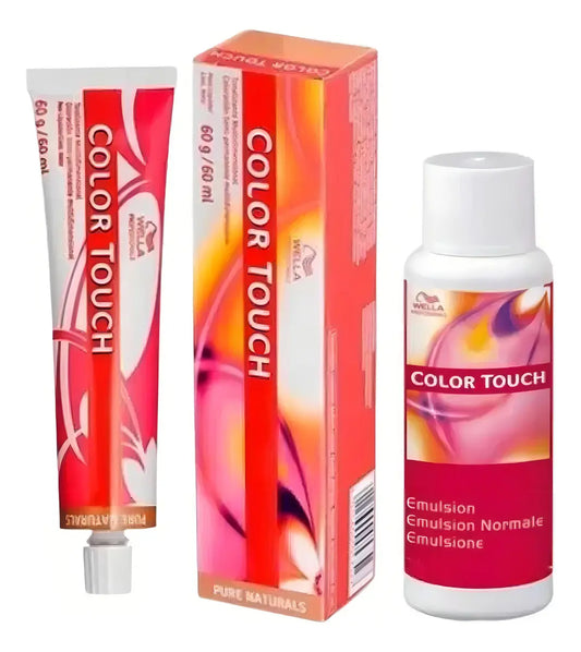 Color Touch 60ml Wella + Activador Tintura Semipermanente Tono 9.01
