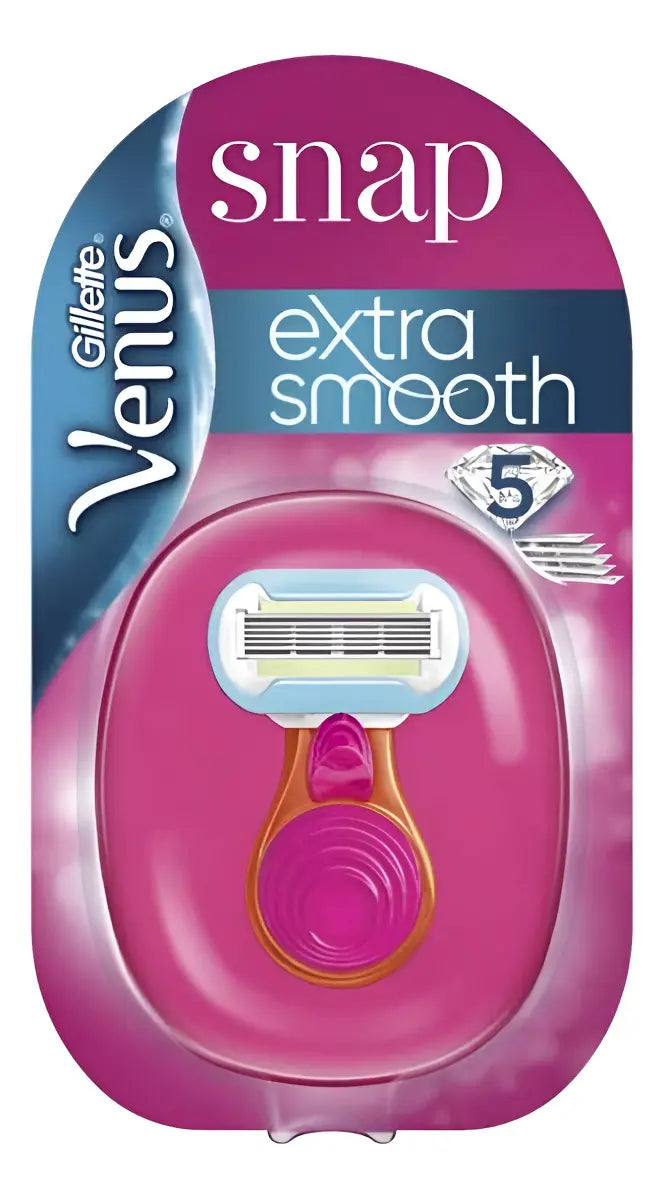Rasuradora Venus Extra Smooth Snap y Estuche Portátil