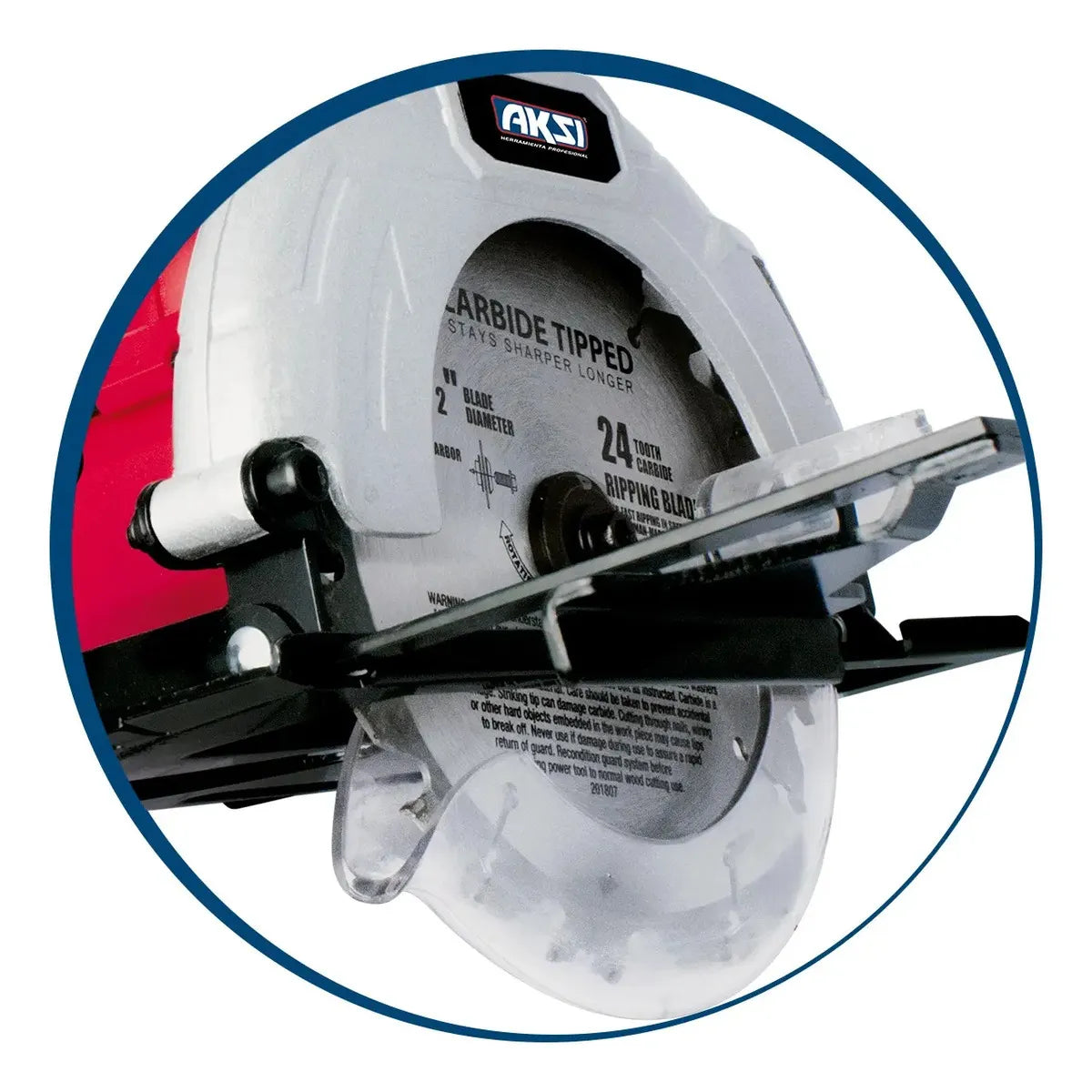 Sierra Circular Inalámbrica 6 1/2 Pulg Aksi Línea Switch