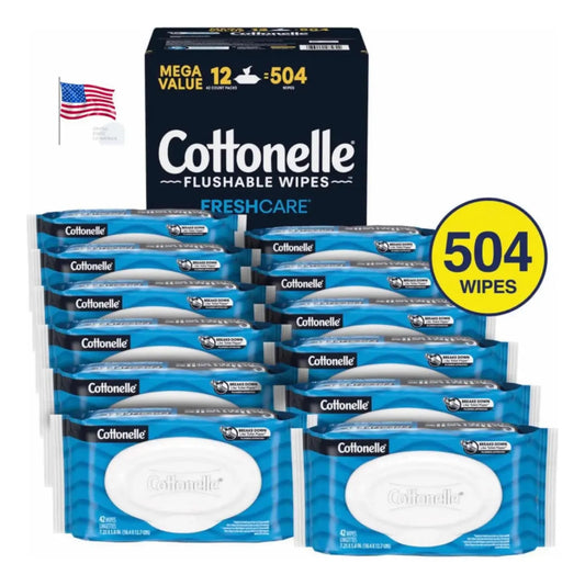 Toallitas Húmedas Cottonelle Desechables En El Inodoro