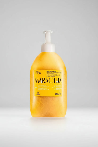 Refil Jabón Líquido Esfoliante Corporal Natura Ekos Maracujá - 185ml