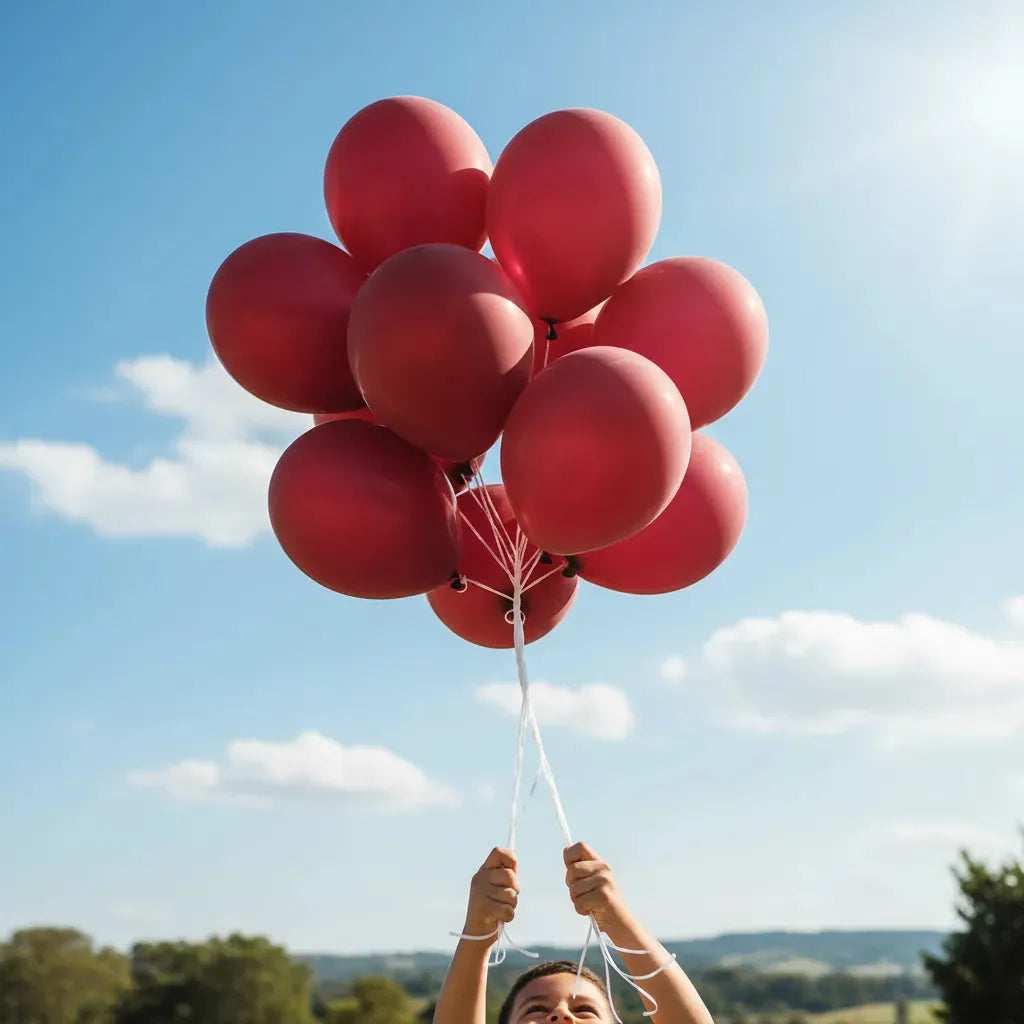 Globos Rojos Látex 9cm Payaso Ovalados 100pzas Fiesta