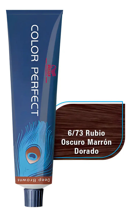 Tinte para Cabello Wess Professional Color Perfect 6/73 — Deep Browns