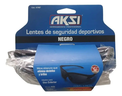 Lentes Seguridad Deportivo Mica Alta Resistencia Aksi 107807
