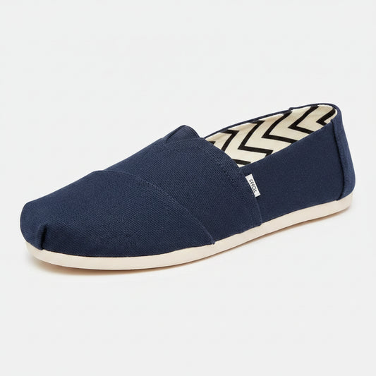 Alpargatas Toms Dama Navy Recycled Cotton Canvas