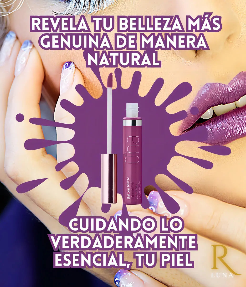Labial Mate Intransferible Una Natura Violeta