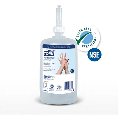 Tork Gel Antibacterial Prem 70% Alcohol 6 Envases/1000 Ml