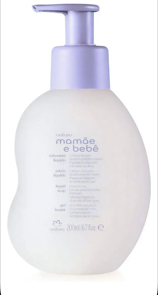 Jabón Líquido Mamá y Bebé Espuma Relajante - 200ml Natura