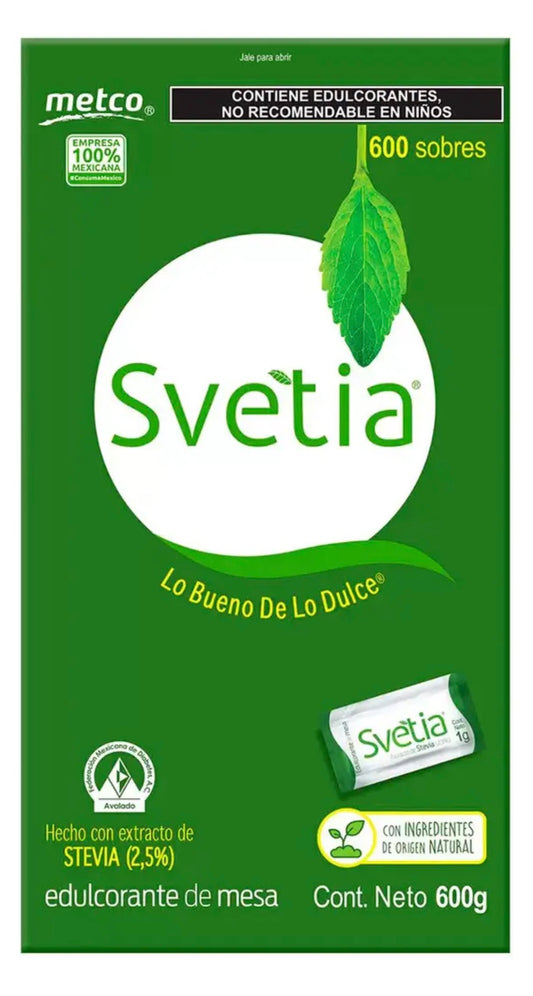 Endulzante Svetia — 600 Sobres de 1 g