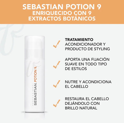 Tratamiento Capilar Sebastian Professional Potion 9 — 50 ml