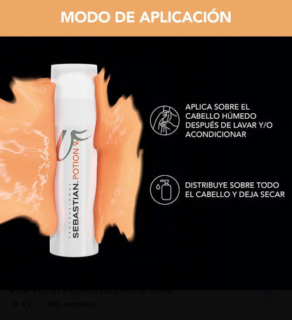 Tratamiento Capilar Sebastian Professional Potion 9 — 50 ml