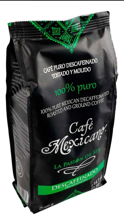 Café Mexicano Descafeinado Molido 400g