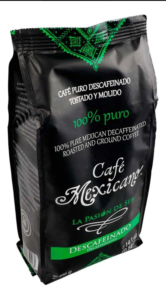 Café Mexicano Descafeinado Molido 400g