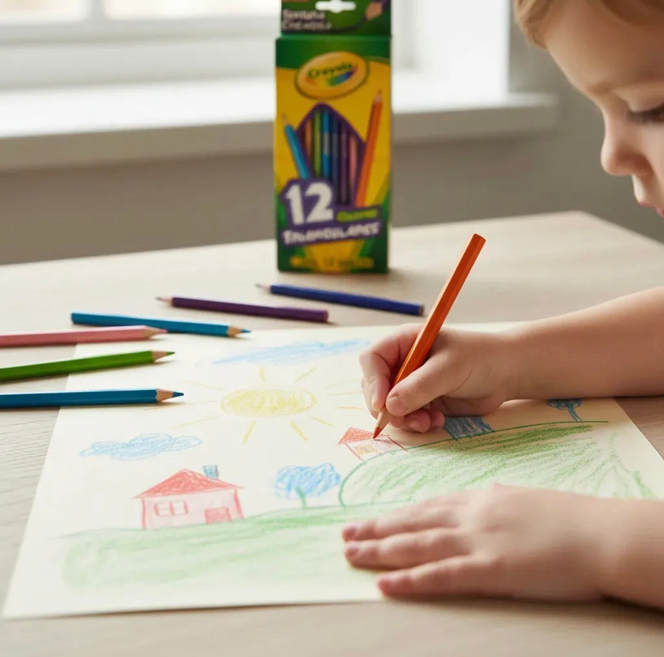 Pack x12 unidades de Lápices de Color Triangulares Crayola